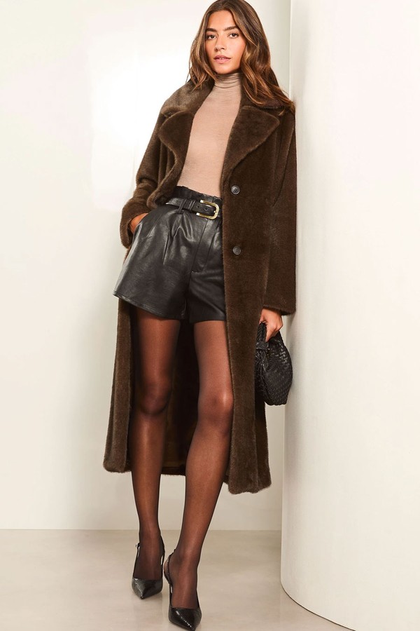 Faux Fur Coat from Lipsy