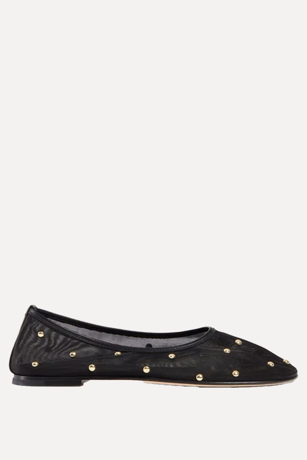Balla  Mesh Studded Flats