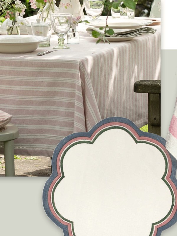 24 Of The Prettiest Table Linens For Summer 