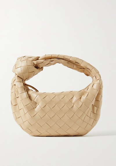 Jodie Mini Knotted Intrecciato Leather Tote from Bottega Veneta