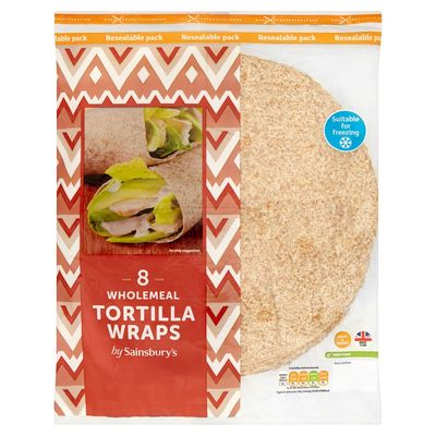 Wholemeal Tortilla Wraps from Sainsbury's