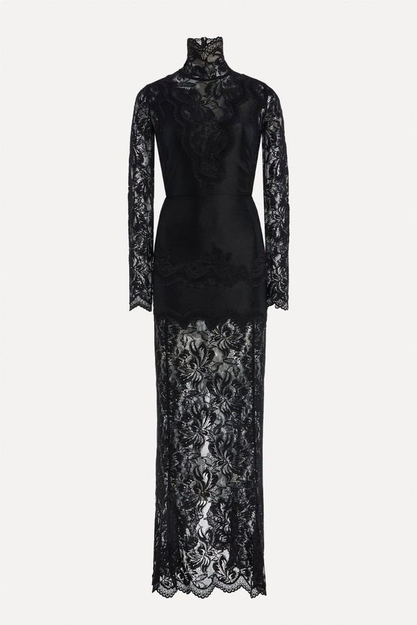 Lace Jersey Maxi Dress  from Rabanne