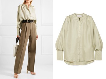 Silk-Satin Blouse from Remain Birger Christensen