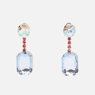 Bejewelled Earrings from Zara