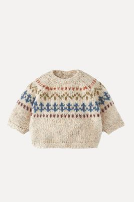 Jacquard Knit Sweater from Zara