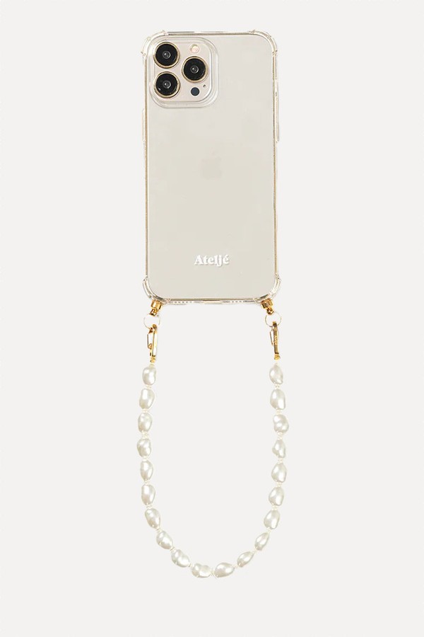 Transparent Recycled iPhone Case With Cloudy 2.0 Cord from Ateljé
