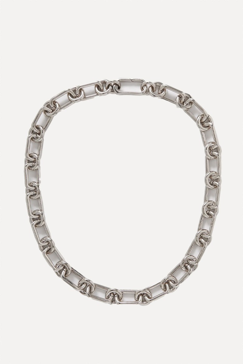 Cresca Platinum-Plated Recycled Necklace from Laura Lombardi