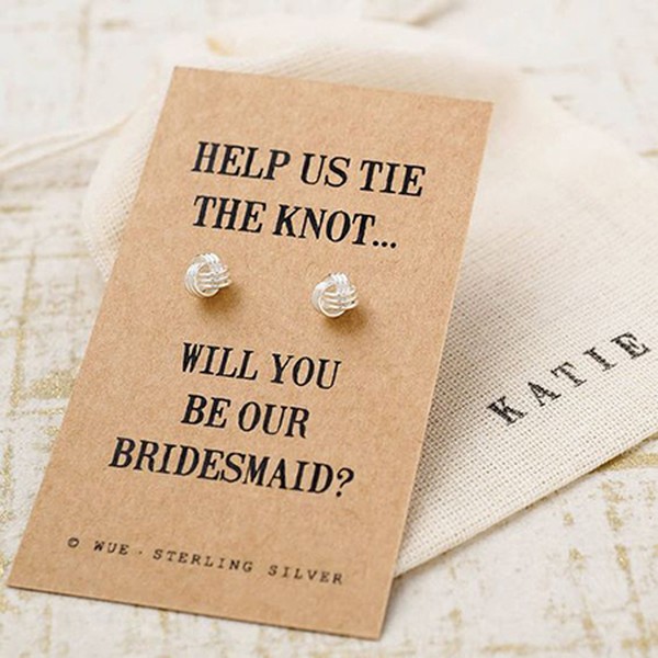 Will you be my Bridesmaid? Earrings  from Etsy