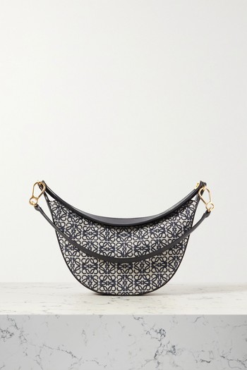 Luna Small Canvas Jacquard Shoulder Bag from Loewe