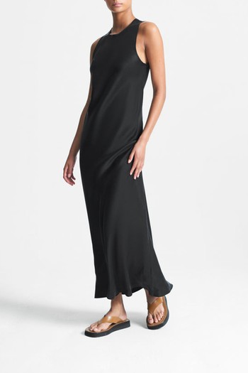 Valencia Silk Bias Cut Slip Dress from Asceno