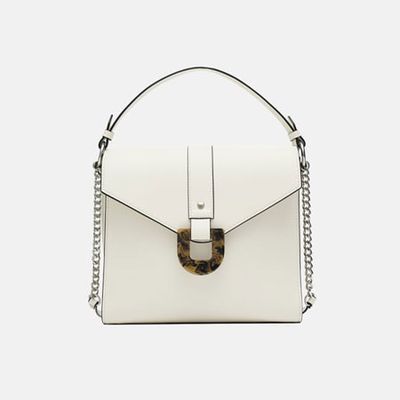 Bucket Bag With Tortoiseshell Detail from Zara