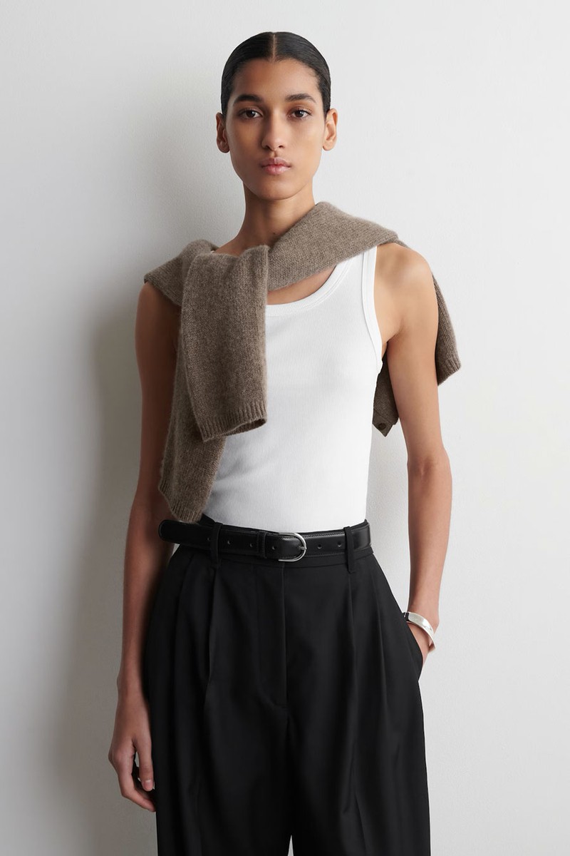 Ribbed Cotton Tank Top from COS