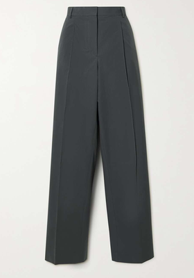 Sophie Pleated Cotton Wide-Leg Pants from Officine Generale