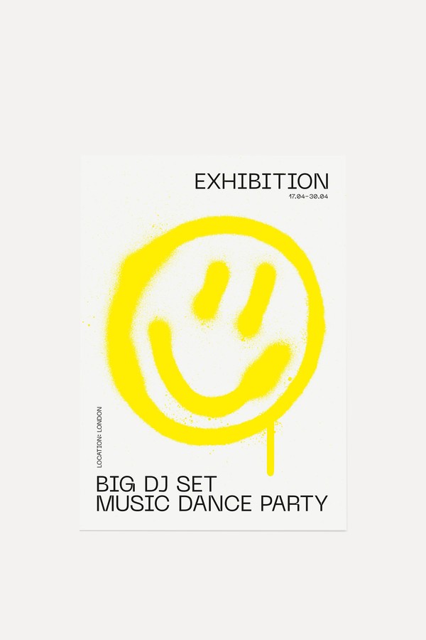MUSIC DANCE PARTY POSTER from POSTERY ATELIER