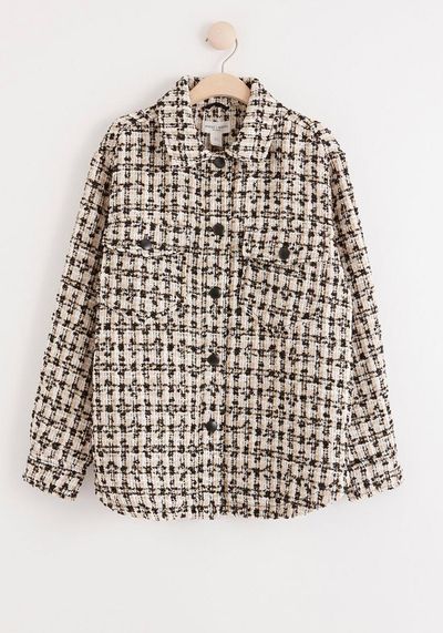 Boucle Shirt Jacket from Lindex