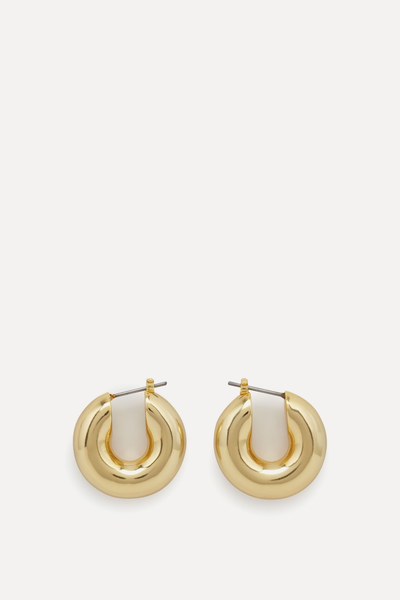 Small Chunky Hoop Earrings from COS 