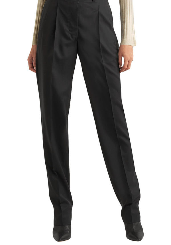 Cornelia Wool Straight-Leg Pants from Giuliva Heritage Collection