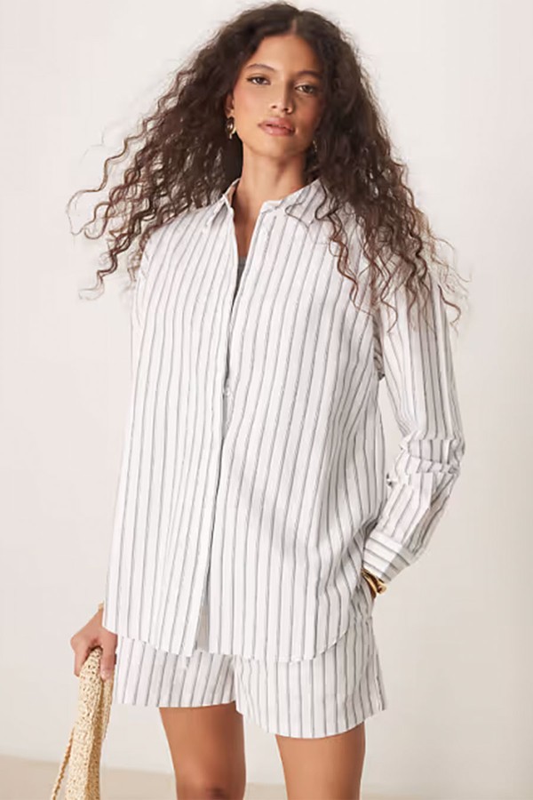Oversized Short Sleeve Shirt & Flippy Shorts Co-Ord from ASOS DESIGN