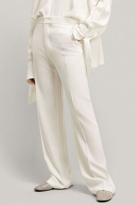 New Ferdy Crepe Satin Trousers from Joseph