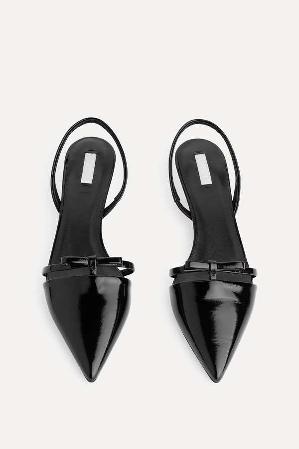 Slingback Leather Pumps from ARKET