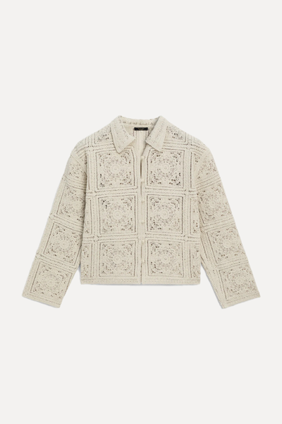 Crochet Overshirt from Massimo Dutti