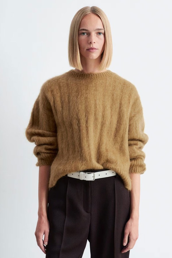 Mohair-Blend Rib-Knit Jumper from & Other Stories