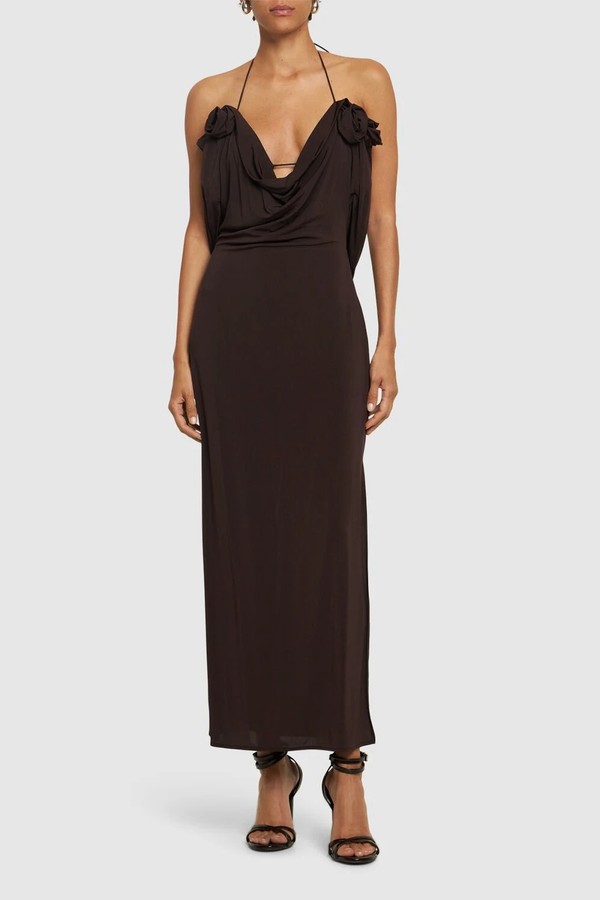 Jersey Halter Neck Midi Dress from Magda Butrym