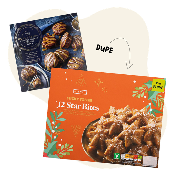 Let's Party Sticky Toffee Mini Star Bites from Aldi