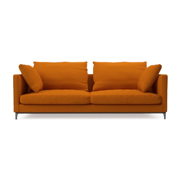 Crescent Contemporary Narrow Sofa from Camerich