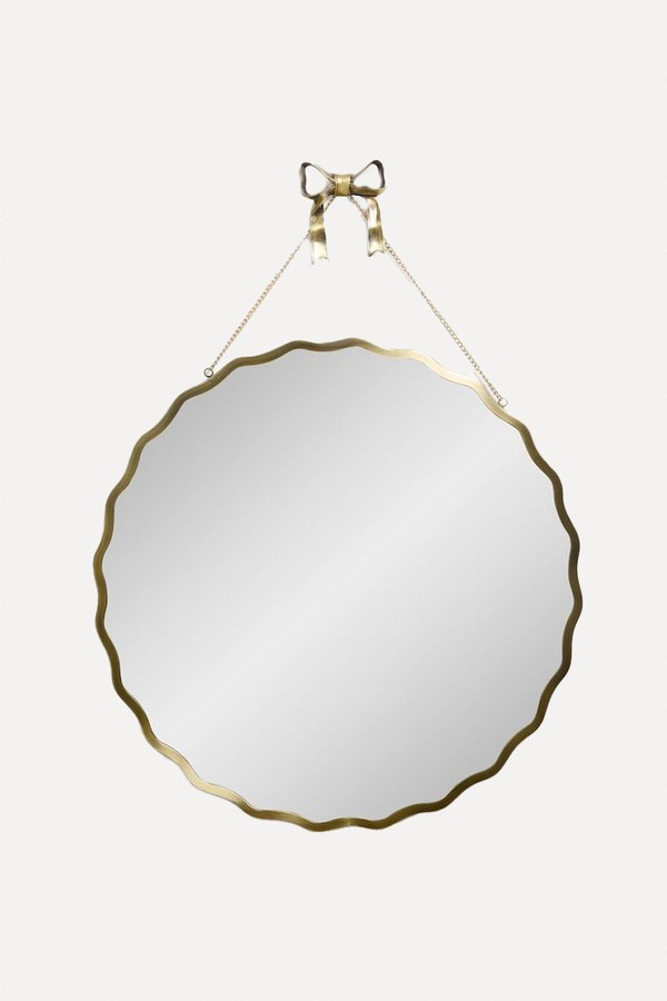 Bow Hanging Round Wall Mirror from Next