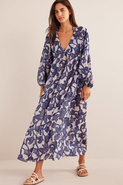 Maxi Empire Kaftan Dress from Boden