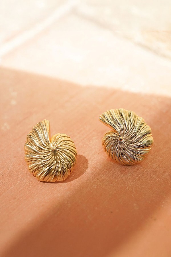 Oversized Shell Stud Earrings from Polly Sayer x Daisy London