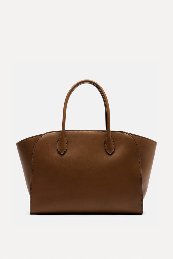 Marlo 12 Leather Tote Bag from The Row