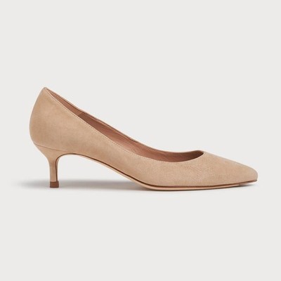 Audrey Beige Suede Courts from LK Bennett