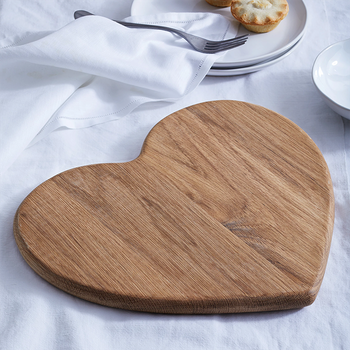 Rustic Large Heart Oak Board