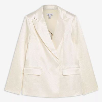 Satin Twill Blazer from Topshop