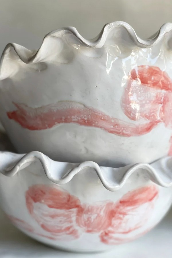 Painted Bow Serving Dish from Marigold & Lettuce