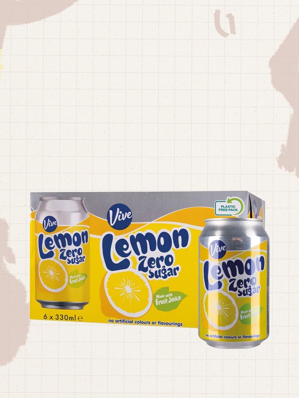 Pack Of 6 Lemon Zero Sugar  from VIVE