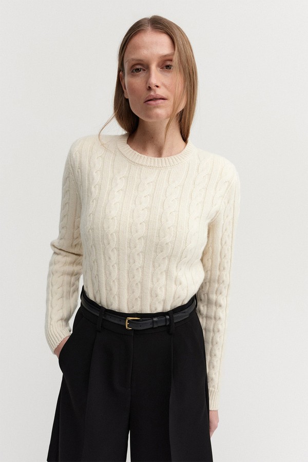 Dagny Cable Knit Sweater from Almada Label