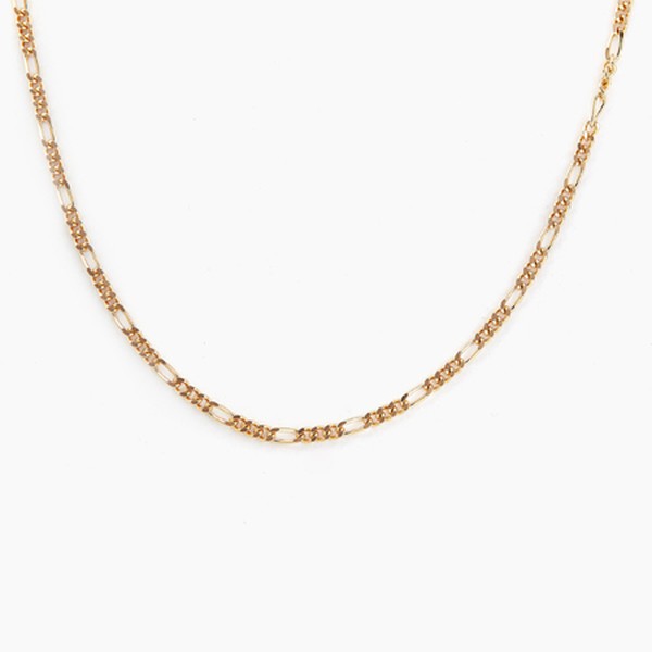 Figaro Chain Yellow Gold Vermeil from Otiumberg