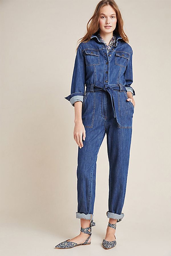 Utility Denim Jumpsuit from Anthropologie