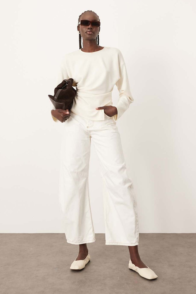 Sydney Denim Barrel Leg Jeans from ARRANGE