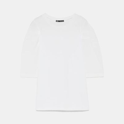 T-Shirt With Full Sleeves from Zara