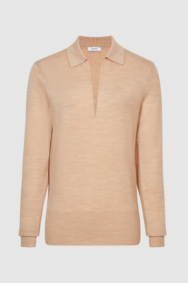 Candise Collared Knitted Jumper from Reiss