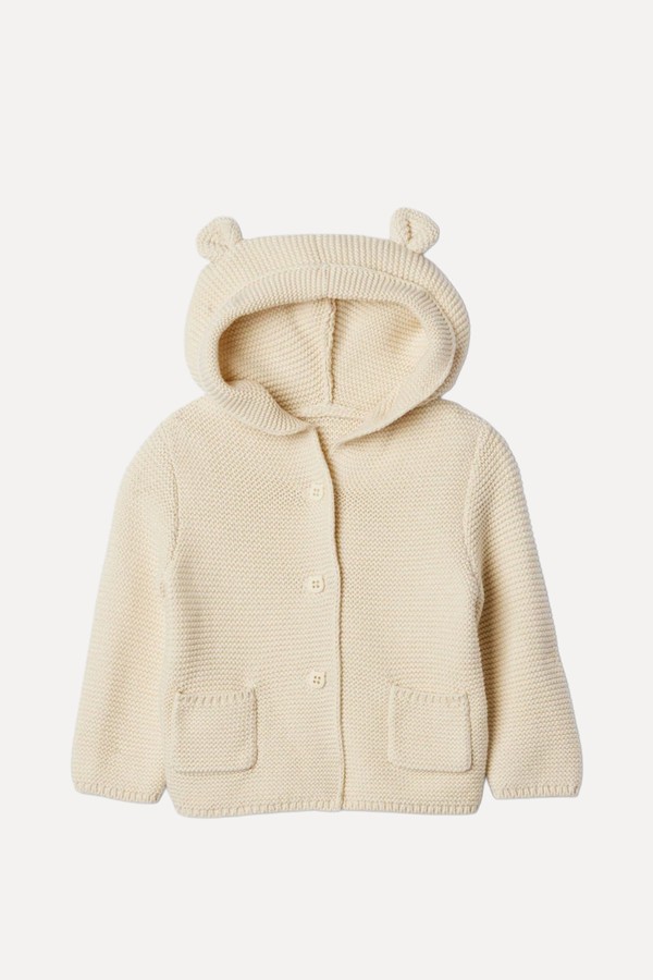 Bear Soft Cotton Knit Cardigan from Gap