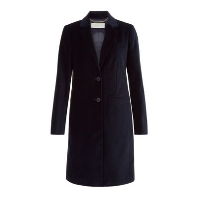 Blue Velvet Tilda Coat