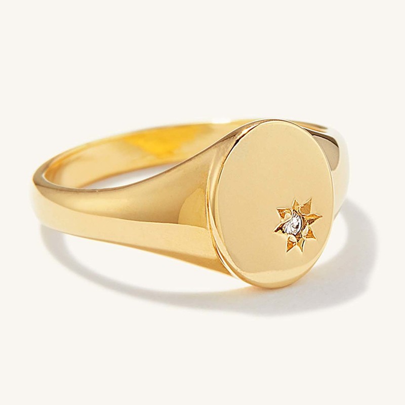 Star Signet Ring from Mejuri