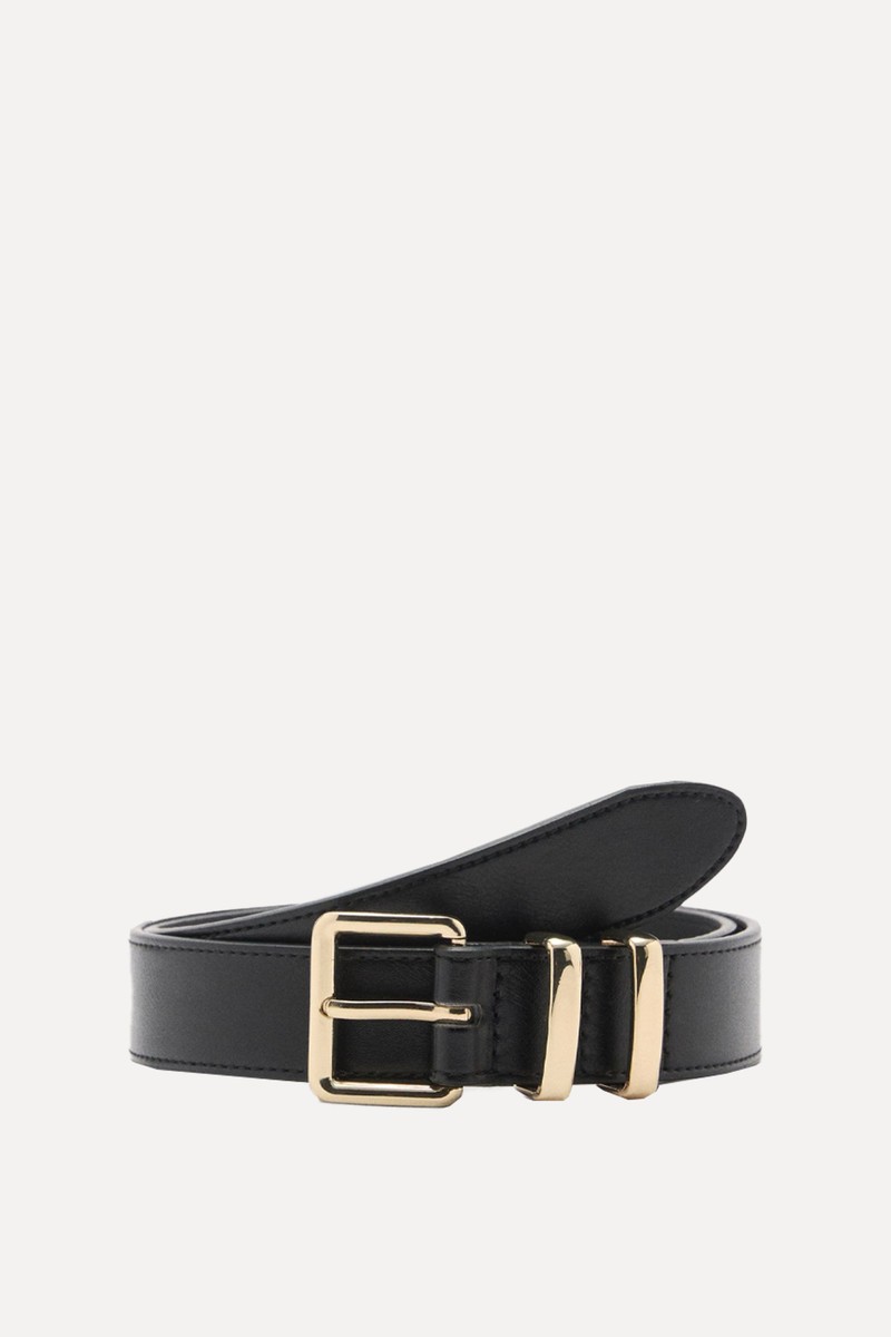 Square Buckle Belt from Mango