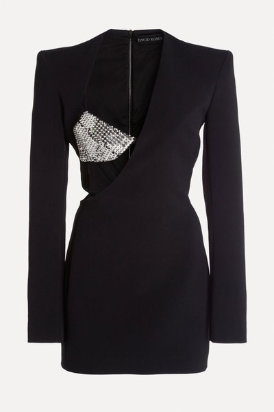 Cutout Crepe Mini Dress from David Koma