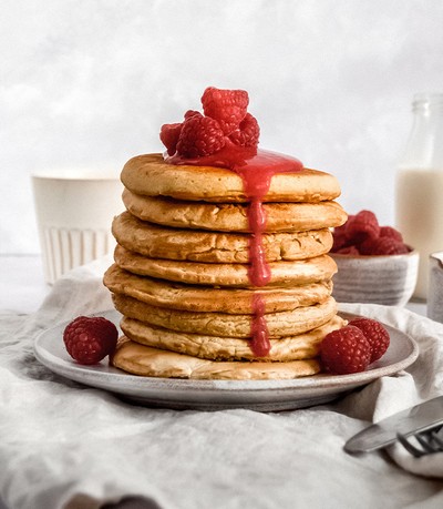 Winter Pancakes With Berries